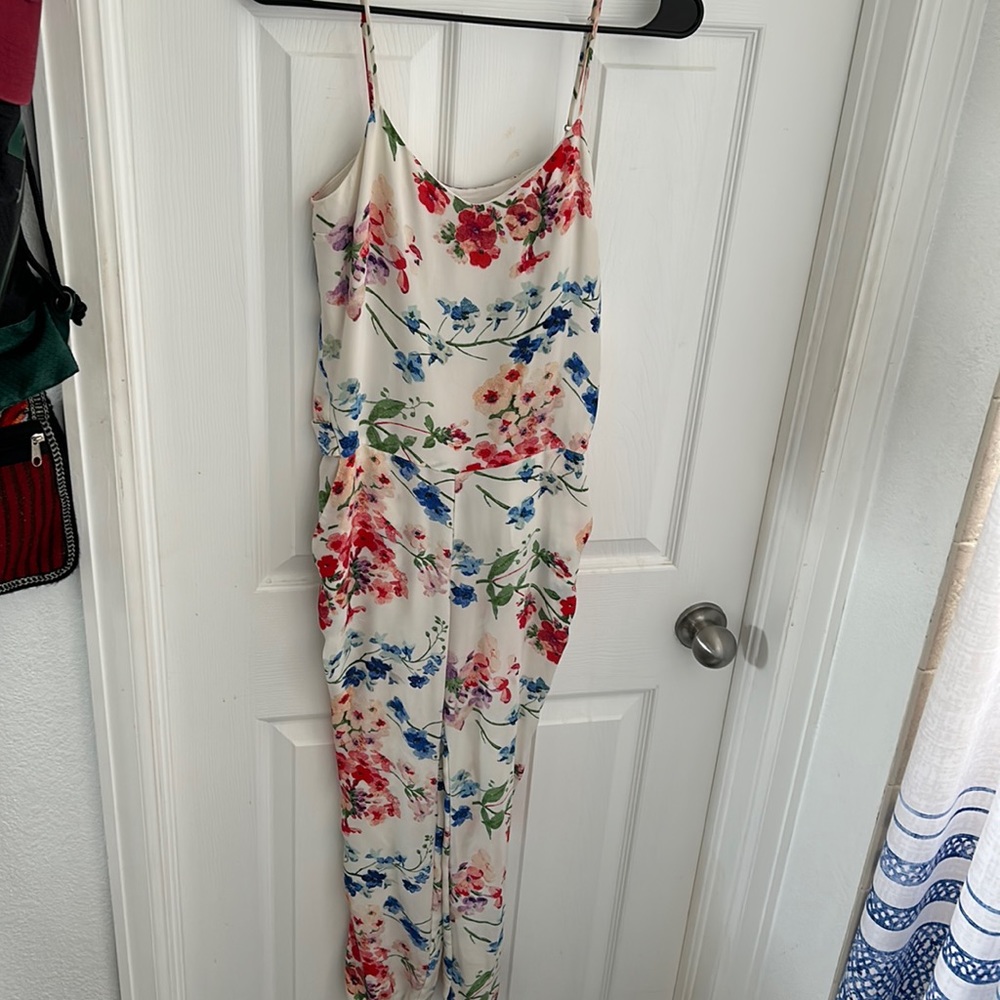 Theory Floral Jumpsuit